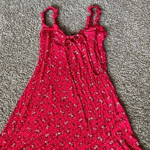 Red PLT floral dress